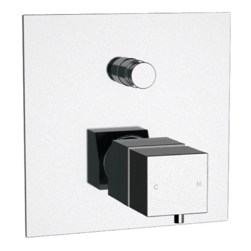 Built in Thermostatic Bath Shower Mixer In Chrome, Rough-In Valve Included Built in Thermostatic Bath Shower Mixer In Chrome, Rough-In Valve Included Remer QT09US